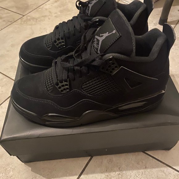 BRAND NEW Size 10 - Jordan 4 Retro Black Cat 100% Authentic main image 8